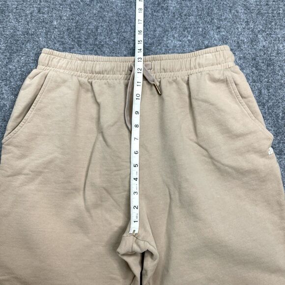 WEWOREWHAT Lounge Jogger Pants Sz Large Beige Pull On Drawstring Comfort Cotton - Picture 6 of 8